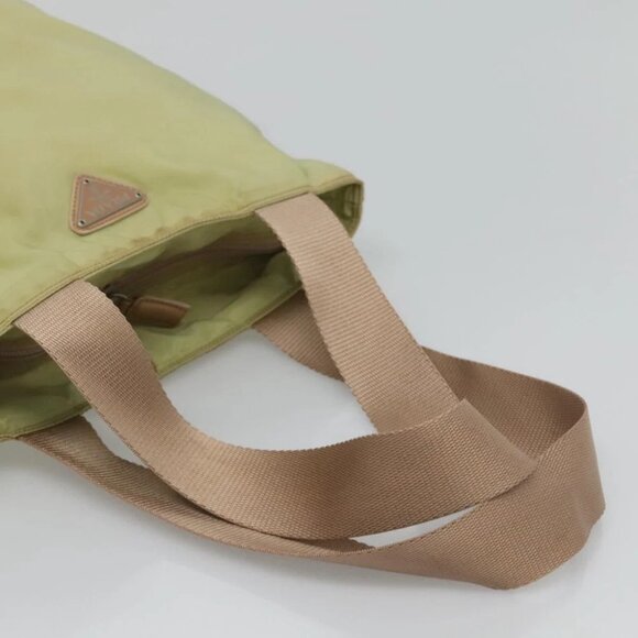 PRADA Tote Bag Nylon Light green Auth 127872 - Picture 8 of 14
